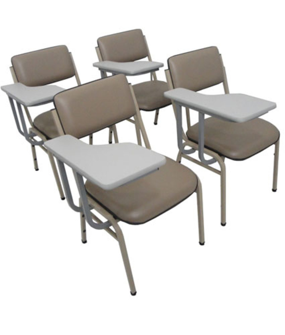 Kit com 4 Cadeiras para AuditÃ³rios Linha Hotel Smart