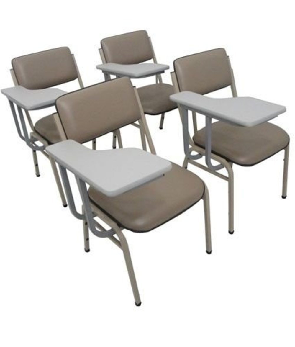 Kit com 4 Cadeiras para AuditÃ³rios Linha Hotel Smart