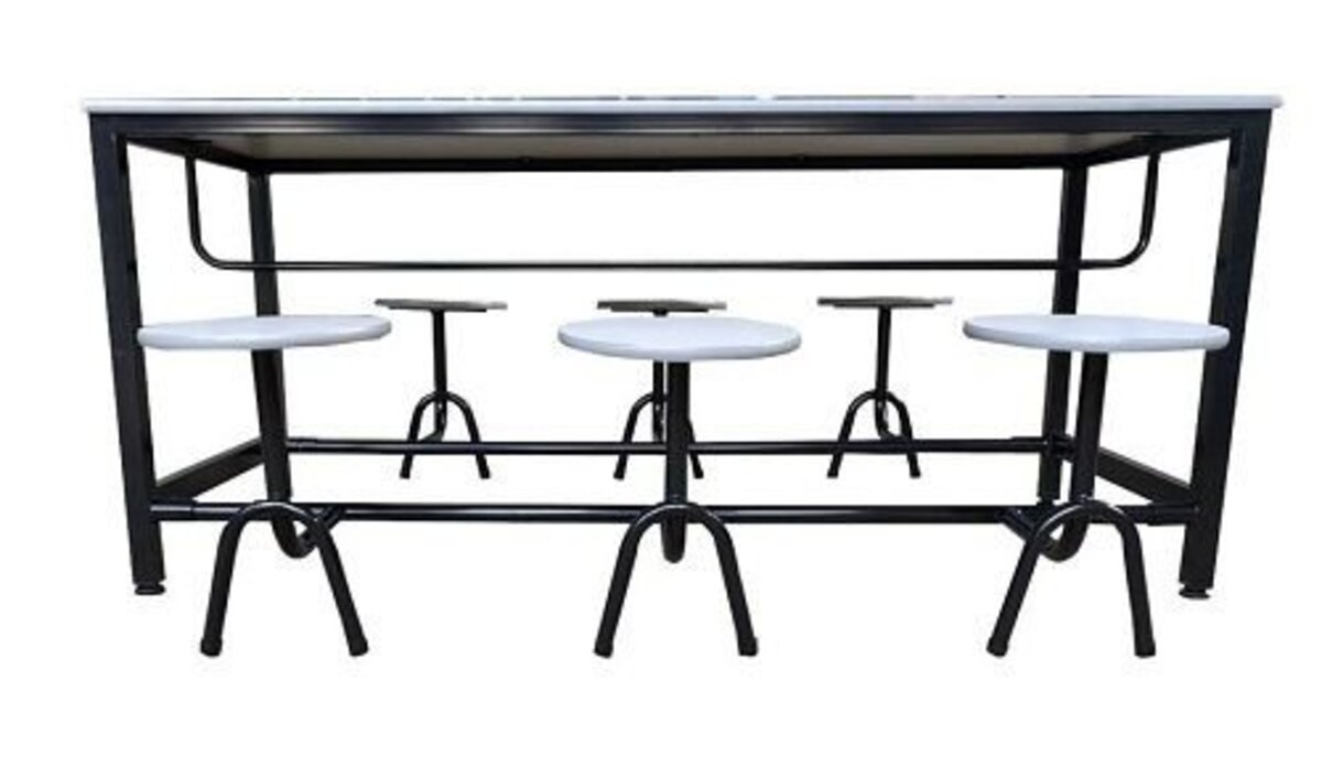 Mesa 06 Lugares Linha Romana Cinza