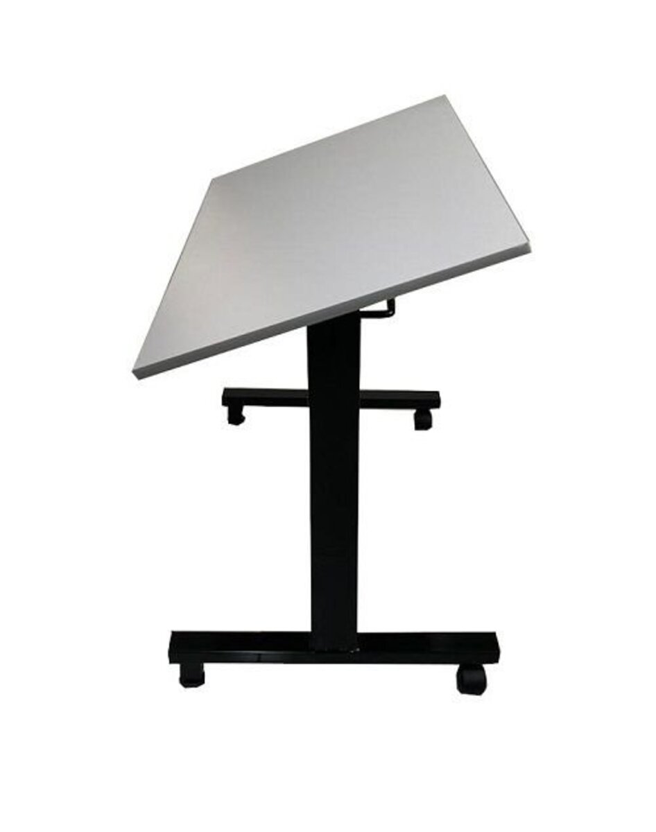 Mesa Basculante Para Escritório E Home Office Salerno Cinza