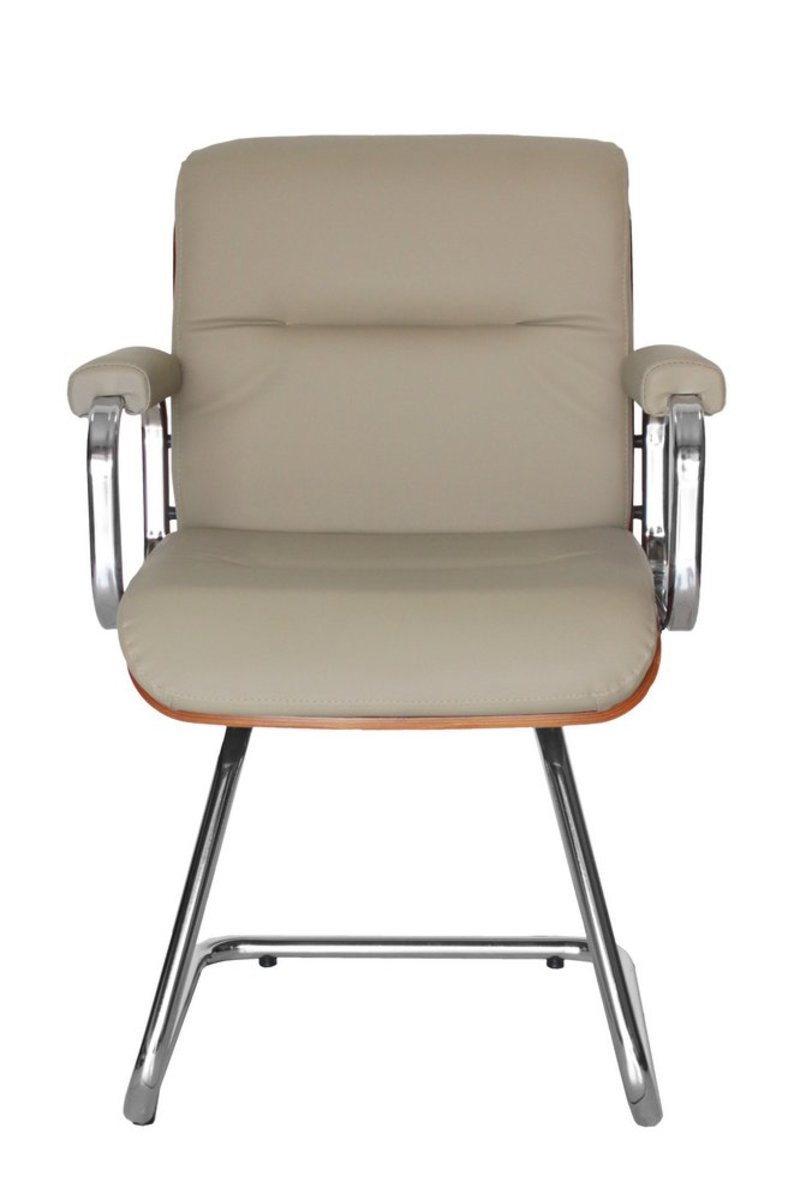 Poltrona Eames Diretor Base Fixa Linha Capa em Madeira