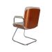 Poltrona Eames Diretor Base Fixa Linha Capa em Madeira