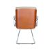 Poltrona Eames Diretor Base Fixa Linha Capa em Madeira
