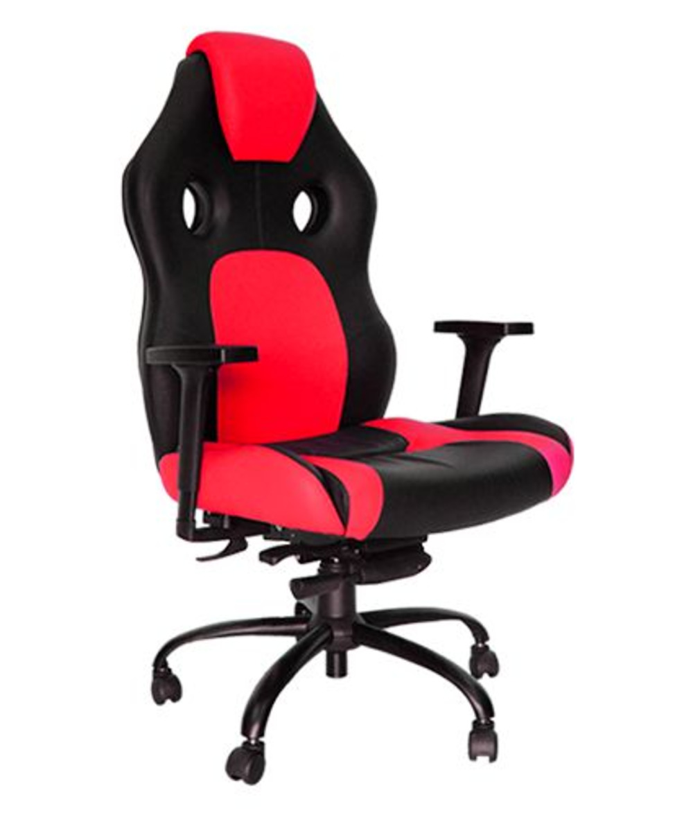 Poltrona Gamer Base GiratÃ³ria com braÃ§o Linha Gamer Racing