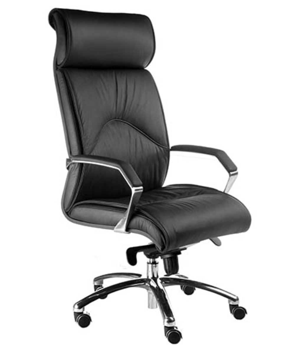 Poltrona Presidente Luxuosa com BraÃ§os Fixos Linha Eiffel