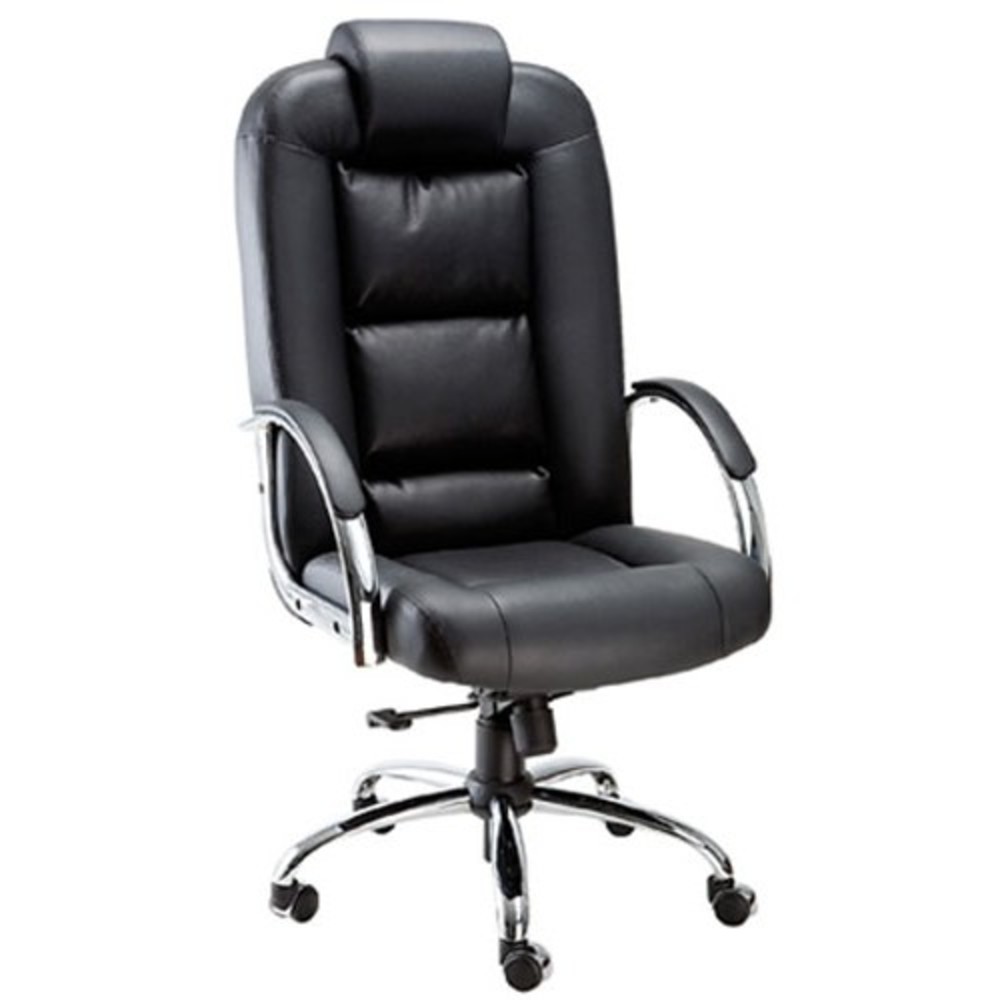 Poltrona Presidente Luxuosa com BraÃ§os Fixos Linha Firenze