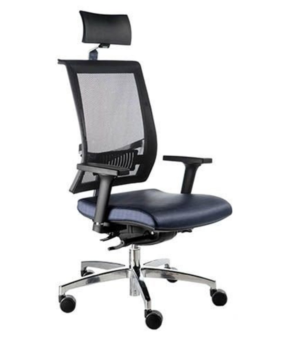 Poltrona Presidente com encosto Tela Mesh Linha Net Design