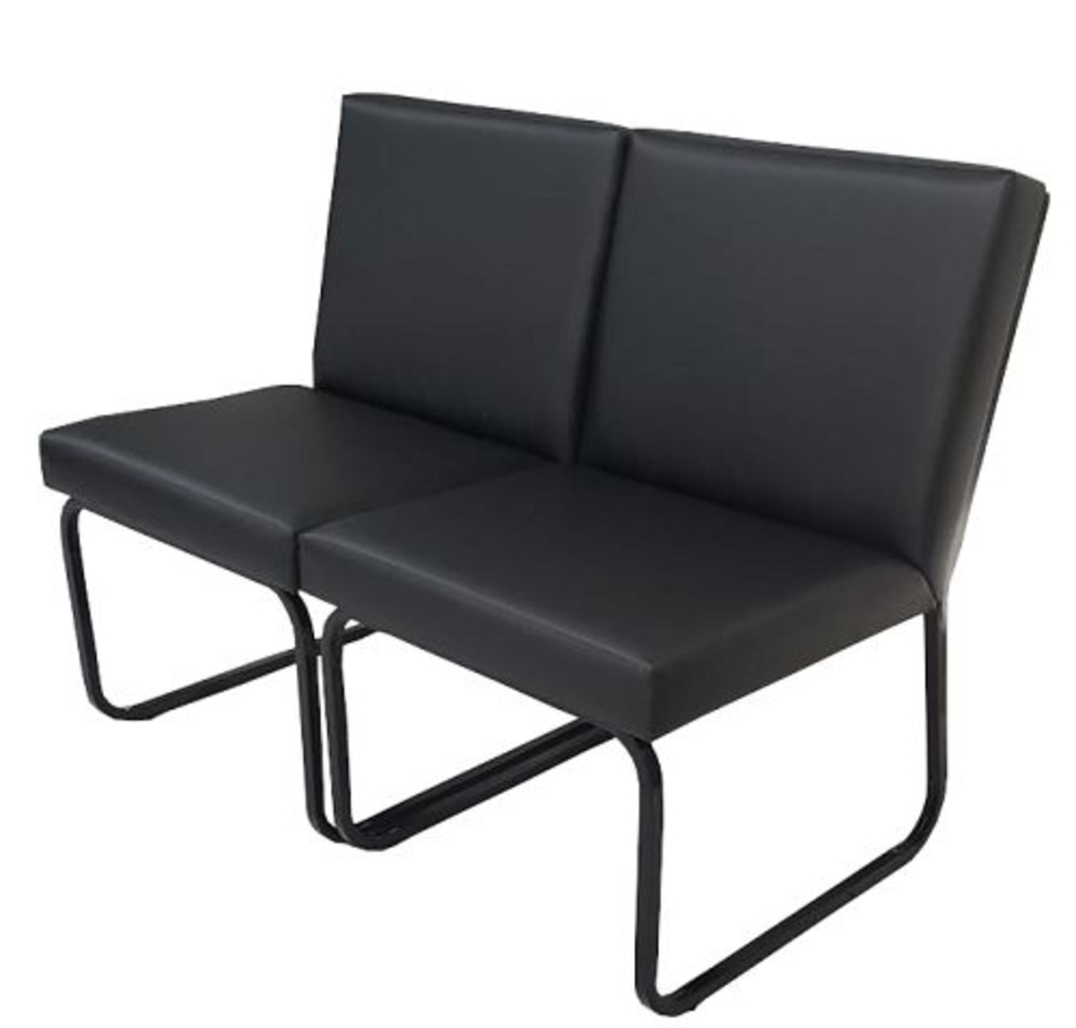 Sofá Para Sala De Espera E Recepção Linha Foggia Preto