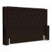 Cabeceira Atena Para Cama Box Queen Size 160cm Capitonê com Frame Suede Marrom - Desk Design