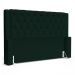 Cabeceira Atena Para Cama Box Queen Size 160cm Capitonê com Frame Veludo Verde Escuro - Desk Design