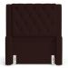 Cabeceira Atena Para Cama Box Solteiro 90cm Capitonê com Frame Sintético Marrom - Desk Design