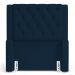 Cabeceira Atena Para Cama Box Solteiro 90cm Capitonê com Frame Veludo Azul Marinho - Desk Design