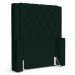 Cabeceira Atena Para Cama Box Solteiro 90cm Capitonê com Frame Veludo Verde Escuro - Desk Design