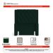 Cabeceira Atena Para Cama Box Solteiro 90cm Capitonê com Frame Veludo Verde Escuro - Desk Design