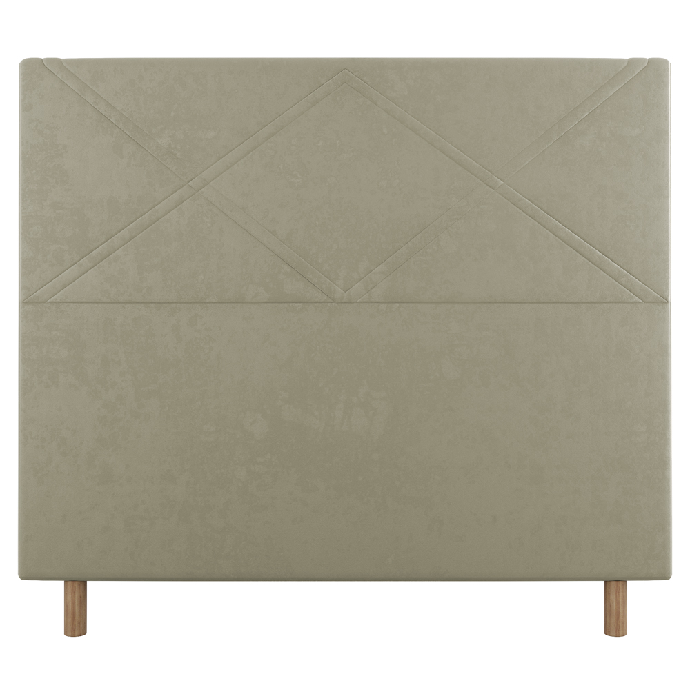 Cabeceira Cama Box Casal Cairo 140cm Linho Bege - Desk Design