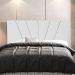 Cabeceira Cama Box Casal Dallas 140cm Corano Branco - Desk Design