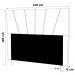 Cabeceira Cama Box Casal Dallas 140cm Linho Cinza - Desk Design