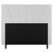 Cabeceira Cama Box Casal Dallas 140cm Sintético Branco - Desk Design