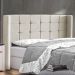 Cabeceira Cama Box Casal Gioconda 140cm Com Frame Suede Bege - Desk Design