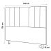 Cabeceira Cama Box Casal Grace 140cm Sintético Branco - Desk Design