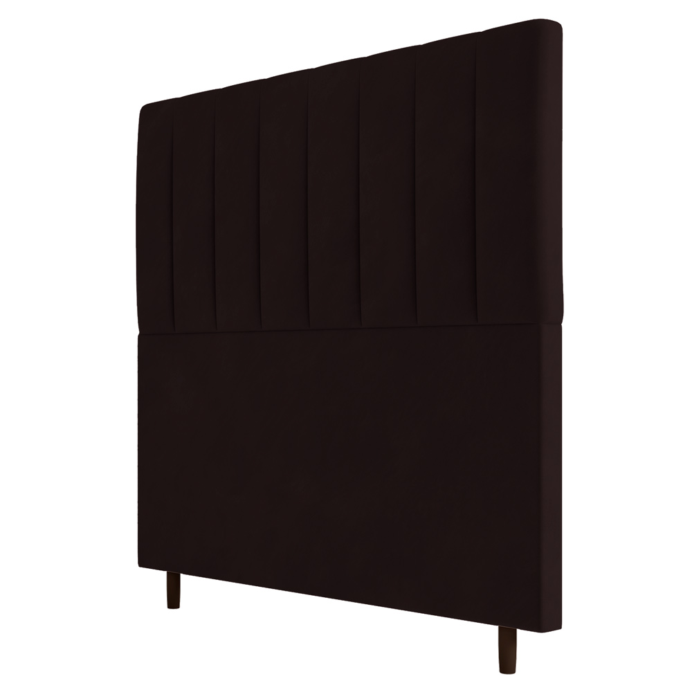 Cabeceira Cama Box Casal Itália 140cm Corano Marrom - Desk Design