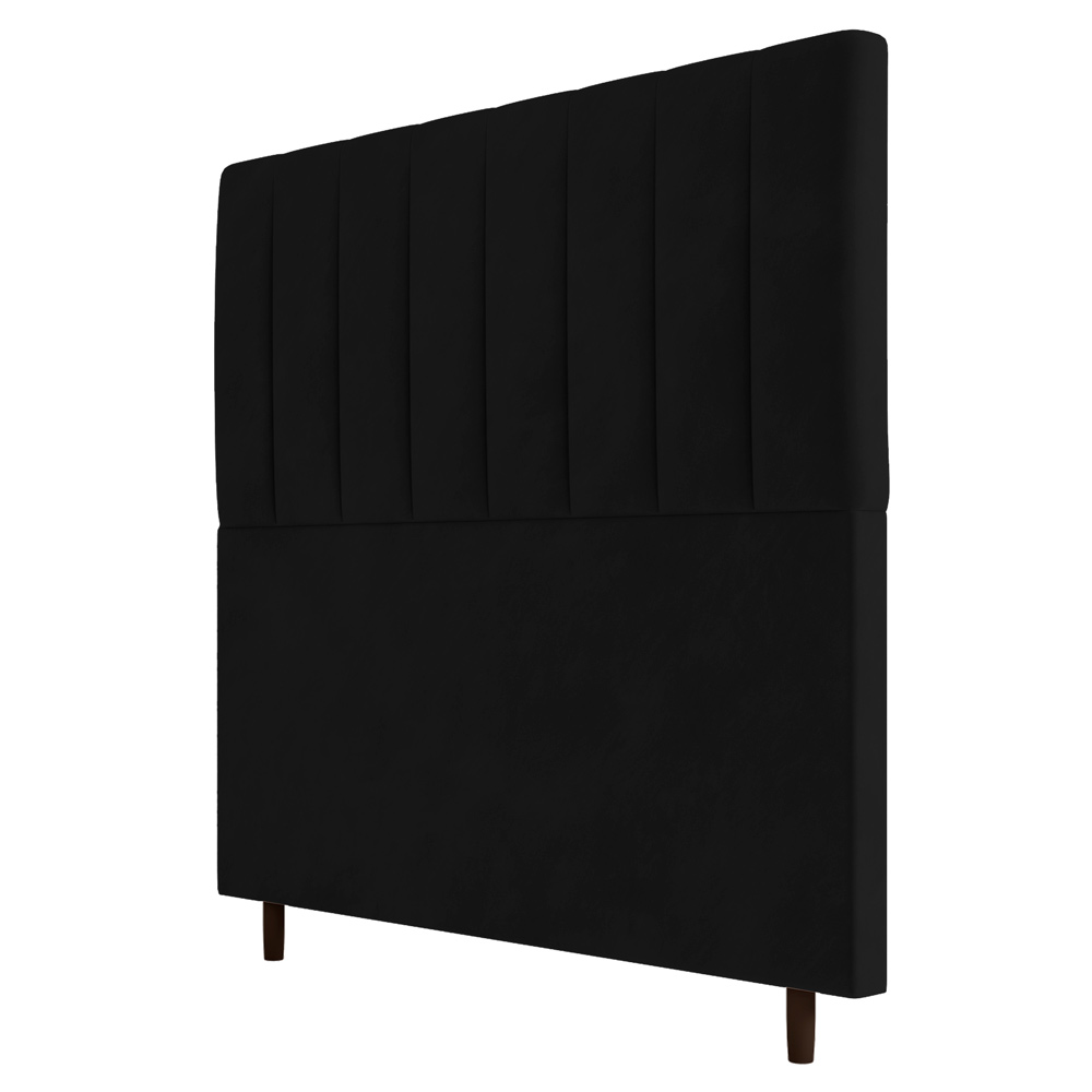 Cabeceira Cama Box Casal Itália 140cm Corano Preto - Desk Design