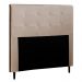 Cabeceira Cama Box Casal King Luna 193cm Corano Bege - Desk Design