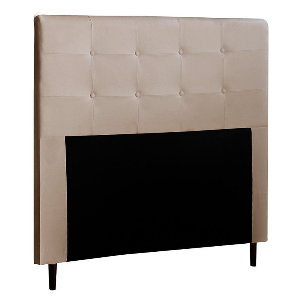 Cabeceira Cama Box Casal King Luna 193cm Corano Bege - Desk Design