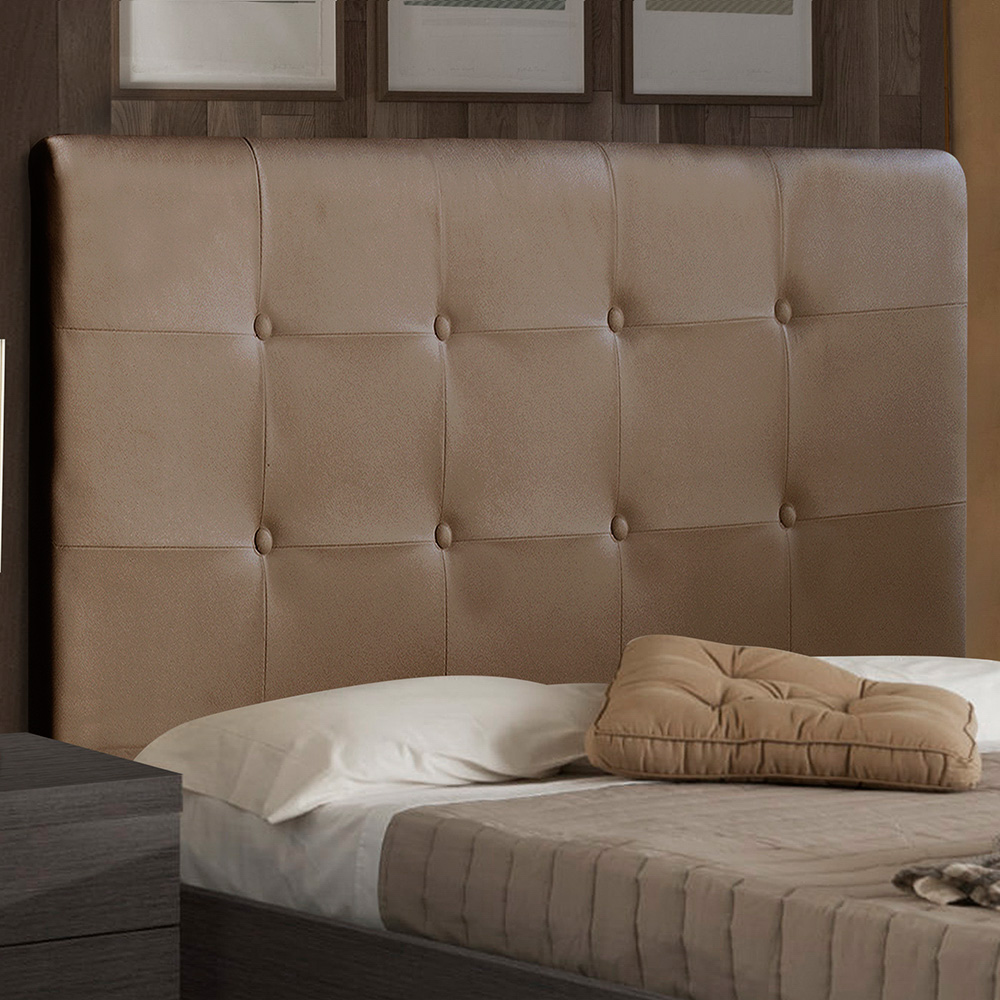 Cabeceira Cama Box Casal King Luna 193cm Corano Marrom - Desk Design