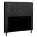 Cabeceira Cama Box Casal King Luna 193cm Corano Preto - Desk Design