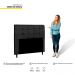 Cabeceira Cama Box Casal King Luna 193cm Suede Preto - Desk Design