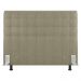Cabeceira Cama Box Casal King Size Dahlia 195cm Com Frame Sintético Bege - Desk Design
