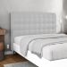 Cabeceira Cama Box Casal King Size Dahlia 195cm Com Frame Sintético Branco - Desk Design