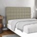 Cabeceira Cama Box Casal King Size Dahlia 195cm Com Frame Suede Bege - Desk Design