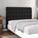 Cabeceira Cama Box Casal King Size Dahlia 195cm Com Frame Suede Preto - Desk Design