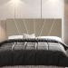 Cabeceira Cama Box Casal King Size Dallas 195cm Suede Bege - Desk Design