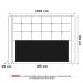 Cabeceira Cama Box Casal King Size Gioconda 195cm Com Frame Veludo Bege - Desk Design