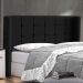 Cabeceira Cama Box Casal King Size Gioconda 195cm Com Frame Veludo Preto - Desk Design