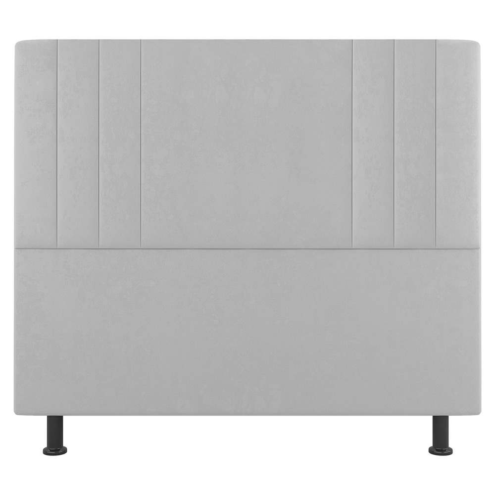 Cabeceira Cama Box Casal King Size Grace 195cm Sintético Branco - Desk Design