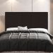 Cabeceira Cama Box Casal King Size Leiria 195cm Suede Marrom - Desk Design