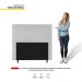 Cabeceira Cama Box Casal King Size Lisboa 195cm Corano Branco - Desk Design
