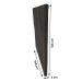 Cabeceira Cama Box Casal King Size Lisboa 195cm Veludo Marrom - Desk Design