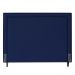 Cabeceira Cama Box Casal King Size Maísa 195cm Com Frame Veludo Azul Escuro - Desk Design