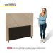 Cabeceira Cama Box Casal King Size Mali 195cm Suede Bege - Desk Design
