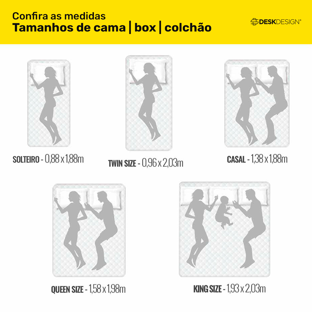 Cabeceira Cama Box Casal King Size Parisis 195cm Linho Cinza - Desk Design