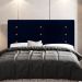 Cabeceira Cama Box Casal King Size Roma 195cm Veludo Azul Marinho - Desk Design