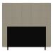 Cabeceira Cama Box Casal Leiria 140cm Corano Bege - Desk Design