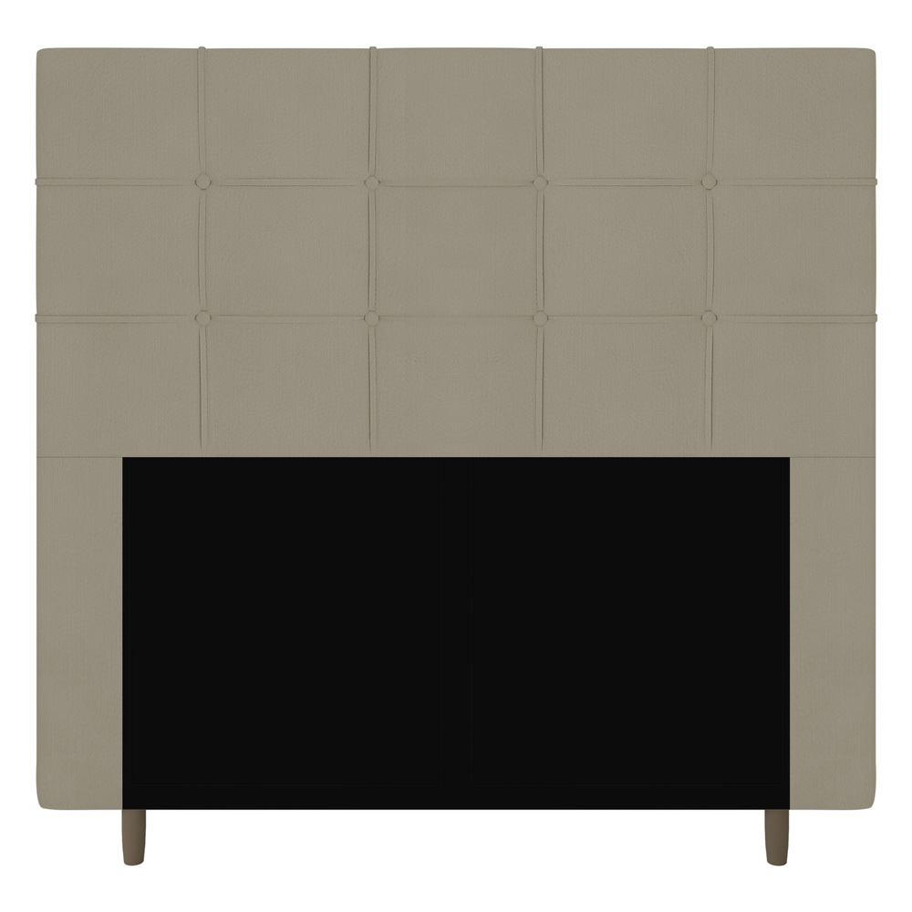 Cabeceira Cama Box Casal Leiria 140cm Corano Bege - Desk Design
