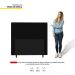 Cabeceira Cama Box Casal Lisboa 140cm Suede Preto - Desk Design