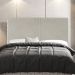 Cabeceira Cama Box Casal Lisboa 140cm Veludo Bege - Desk Design